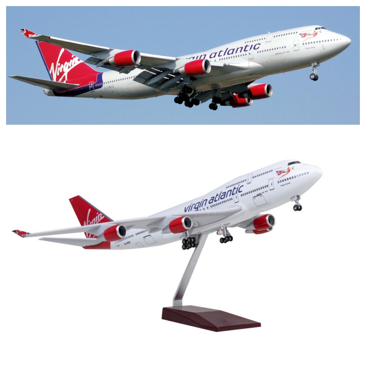 Model samolotu Virgin Atlantic – Model Airplane Plastic recenzja i cena