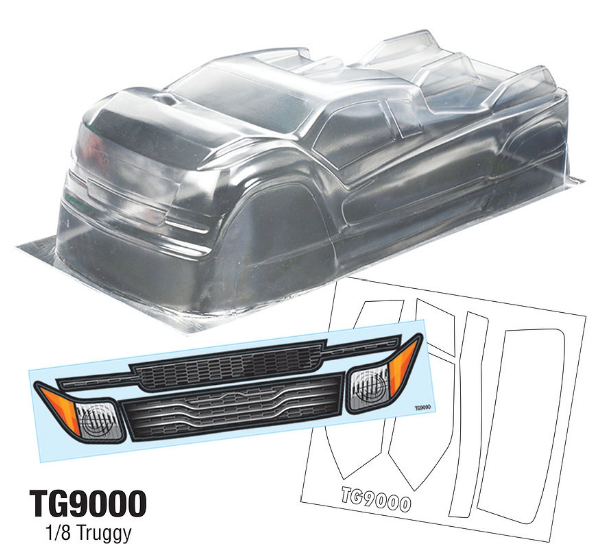 Karoseria TG9000 1/8 Truggy pa – Tamiya Model Paint Set recenzja i cena
