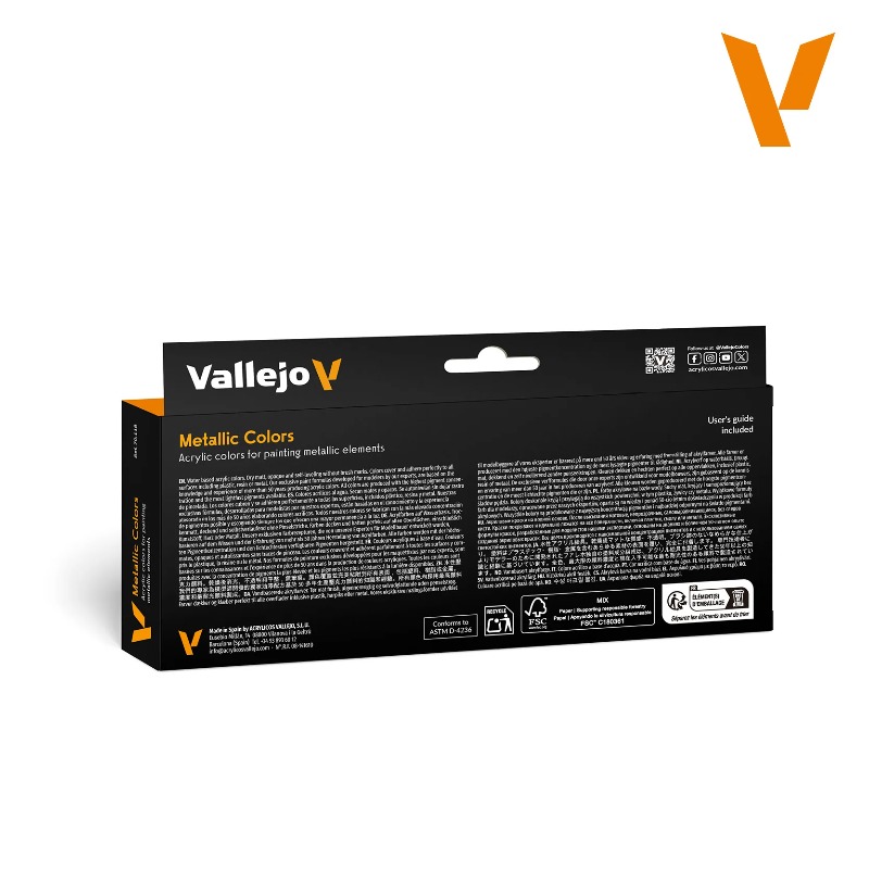 Vallejo 70118 Metallic Color E – Tamiya Model Paint Set recenzja i cena